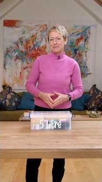 Janice shows the 5L box. Compact, stackable, and perfect for keeping small items organised. #storage