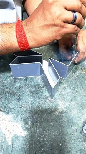 k letter bending in 3d signs work #acrylicpainting #works #signage