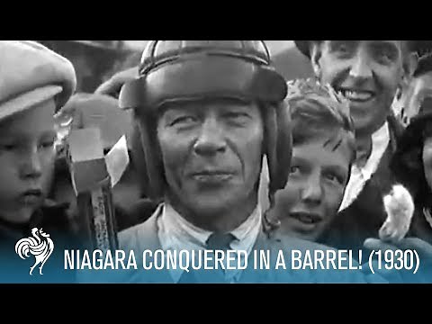 Niagara Conquered In A Barrel! (1930) | British Pathé