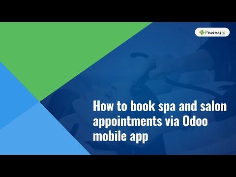 Mobile app for Spa & Salon services | Full workflow demo | Odoo 19