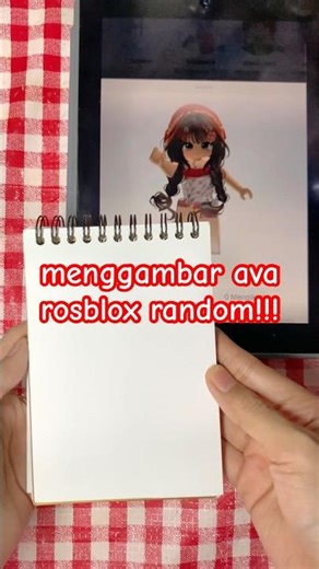 DRAWING A RANDOM ROSBLOX AVA😗❤️🍓 #art #artbytatae #drawing #rosblox #robloxx #avaroblox