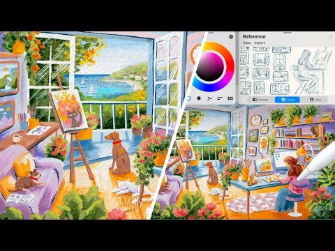 Illustrate Your Dream Artist Studio (Procreate Class Trailer)