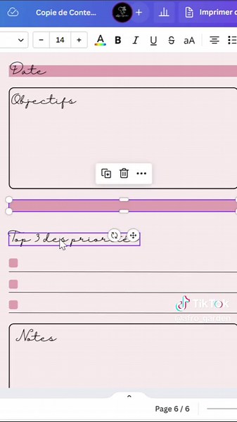Créer un planner digital pour entrepreneurs sur Canva