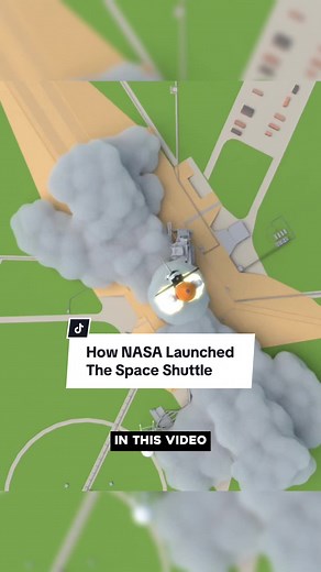 How NASA Launched The Space Shuttle #jaredowen #3danimation #spaceshuttle