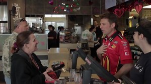 596K views · 2.1K reactions | I decided to take McDonald's #PayWithLovin one step further this weekend! Smiles and hugs are great, but I wanted to see dancing in Daytona! NASCAR Daytona 500 #VictoryLane | Jamie McMurray | Facebook