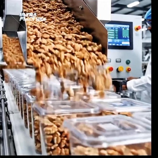 Inside a Walnut Factory: The Full Automated Process Inside a Modern Walnut Factory: Witness the full industrial journey from the orchard harvest to high-speed shelling and packaging. See how advanced optical sorters and laser technology process millions of walnuts with incredible precision and speed. In this Ultra Flux USA exclusive, we explore the world-class engineering behind nut processing. You’ll see the massive mechanical hullers, the precision air-jets that separate shells from kernels, a