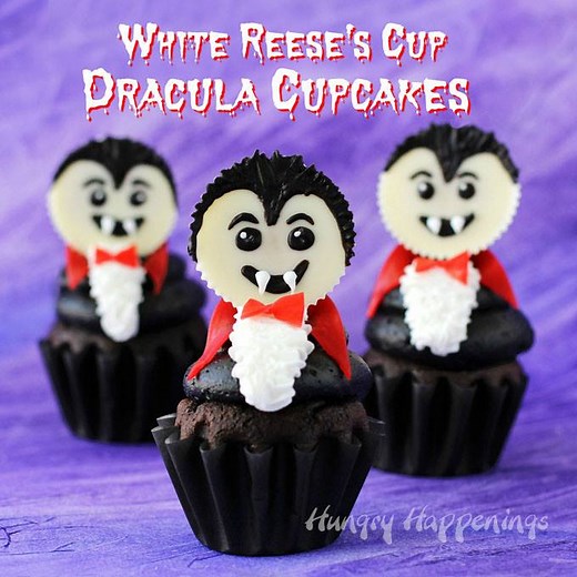 1.1M views · 917 reactions | White Reese's Cup DRACULA CUPCAKES are...