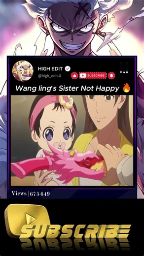 Wang Ling’s Baby Sister ANGERY 🔥| The Daily Life of the Immortal King #anime #shorts #fyp #amv