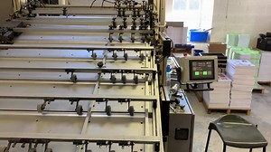 1.1K views · 56 reactions | Another behind-the-scenes production video, this time of the lamina  This machine glues a backing cardboard to the printed sheet for extra strength. The kit being made in the video is the PO284 boiler house and factory entrance available here: https://bit.ly/2S9Y5bI | Metcalfe Models and Toys | Facebook