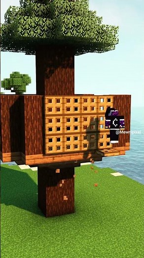 🏡 Casa del árbol en Minecraft #minecraft #minecraftbuilding