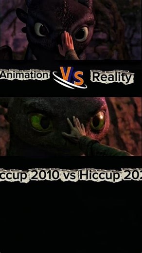 Together They're Stronger 💪❤️ | Hiccup & Toothless Then vs Now | HTTYD 2010 vs 2025#shorts​#dragon
