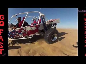 glamis sand rail DOING wheelies ALSO for RENT jump SANDRAIL LS1 engine dunes
