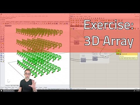 E.9 3D Arrays of Geometry - Intro to Parametric Modeling