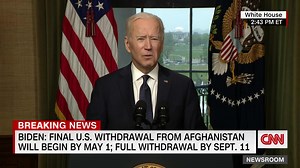 7.8K views · 466 reactions | “War in Afghanistan was never meant to be a multigenerational undertaking. We were attacked. We went to war with clear goals. We achieved those objectives,” Biden says. “It's time to end the forever war.” https://cnn.it/3e0c00x | CNN Politics | Facebook