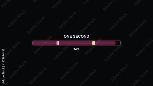 Stylish modern progressbar animation shows vibrant colors and movement in a digital design context