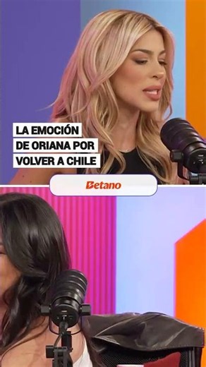 "Chile recognizes my talent": Oriana spoke about her return to Chile and her role in #Volveriasco...