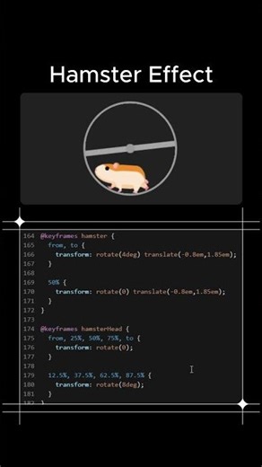 Hamster Effect - Animation Website Part 66 #website #animation #html #frontend #effect #css