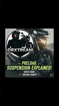 preload suspension explained in 1 minute #bike