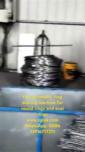 Full automatic ring making machine for round rings and oval rings www.zgtek.com 0086 13916717211