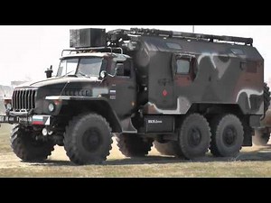 Superb Ural 4320 Truck & Trailer in the War & Peace Revival Arena