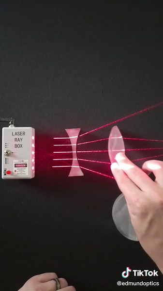 Responding to a common question about combining lenses #laser #lenses #science #sciencefacts #learnontiktok #stem #stemlife #physics #optics #light #scienceismagic #sciencetok #scientist #engineer #engineering #foryoupage #foryou #fyp