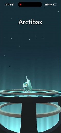 Evolving Shiny Frigibax Into Shiny Arctibax In Pokémon Go