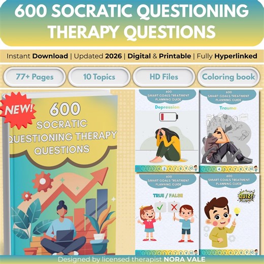 Socratic Questioning Therapy Questions: Counsellor Cheat Sheet (digital Download) - Etsy