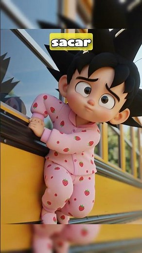 Goku: Science Fair Day with Volcano Project!