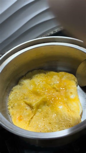 Tutorial telur dadar anti lengket di panci stainless 🔥
