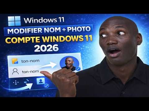 How to change, add a name and a photo to your Windows11 PC user account 2026.