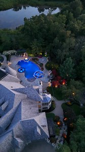 6.9K views · 483 reactions | Let’s start the Labor Day weekend early in a backyard like this  Surrounded by trees for total privacy, this backyard is the perfect spot to relax or entertain. From the pool and spa to the fire bowls and water features, every detail was designed to make it feel like your very own oasis Landscaping: @robertthomaslandscape #mansion #luxuryhomes #backyard #pool | WayUp Media | Facebook