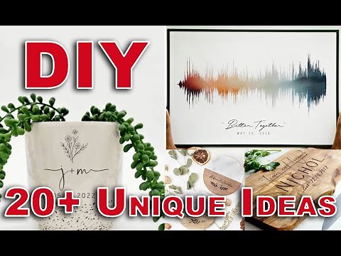 20+ DIY WEDDING GIFT IDEAS | DIY WEDDING GIFTS FOR HIM & HER