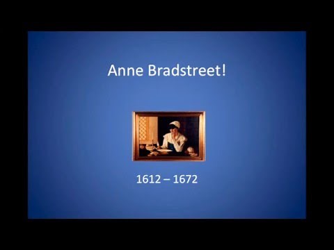 Anne Bradstreet Introduction