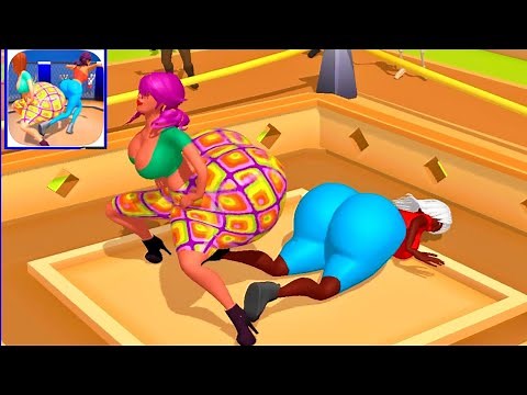 Butt Fight Gameplay All Levels 4-10 (iOS/Android)