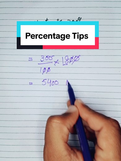 percentage Tips #fby #trendingtiktok #mathchallenge #mathquiz #mathtips #percentage #insta #maths #mathematics #mathtrick