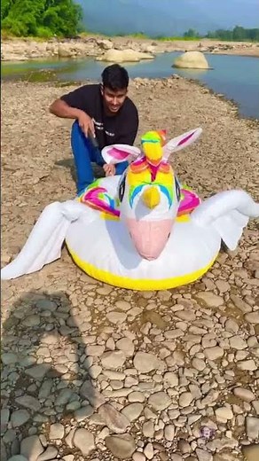 Water Float Flamingo Inflatable Unboxing #waterfloat