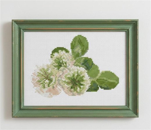 Clover Cross Stitch Pattern - Beginner Embroidery (PDF, Pattern Keeper Compatible - Etsy