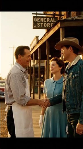 A Quiet 1950s Texas Small Town Street — Retro America Nostalgic Scene