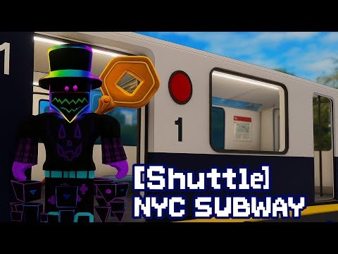 Riding the new R262 Shuttle Train in Roblox's NYC Automated Metro