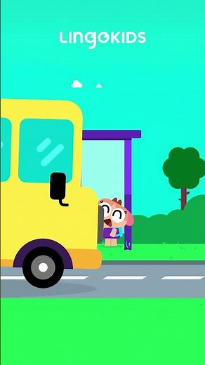 How to draw a BUS for Kids 🚌 🎨 Draw with @Lingokids #artforkids #crafts #forkids