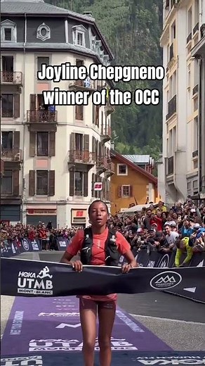 joyline Chepgneno winner of the 🟧 OCC #utmb