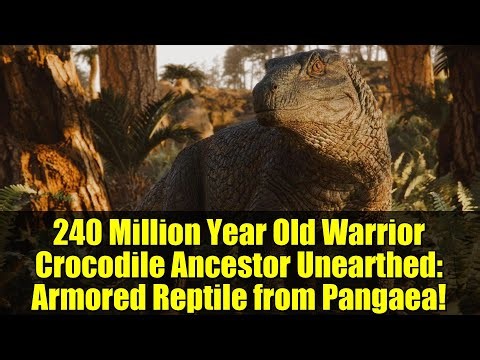 240 Million Year Old Warrior Crocodile Ancestor Unearthed: Armored Reptile from Pangaea!