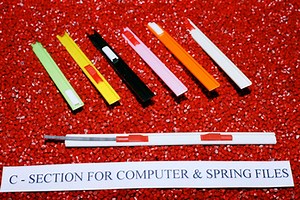 PVC Slide Binder file clips for file and folder Manufacturer in india - Devnidhi Plastics
