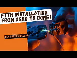 FTTH Full Connection Setup | Cable Laying, JC Splicing, ONT Configuration Explained