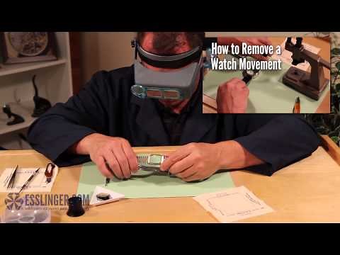 How to Remove a Glued Watch Crystal with Hand Pressure