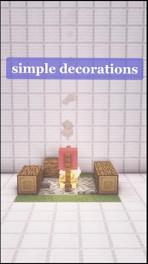 Simple Decorations for a Lively Minecraft World