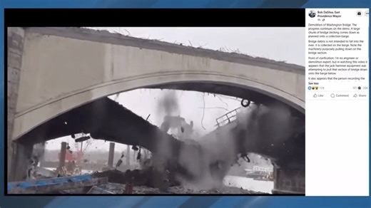 Video of Washington Bridge demolition is raising questions