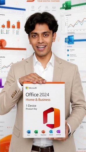 Microsoft Office 2024 Home & Business – 1 Device Product Key 🚀