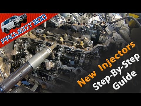 Landcruiser 200 Injector Replacement in the 1VD-FTV turbo diesel