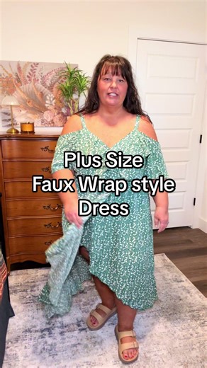 Stunning Plus Size Floral Off-Shoulder Tea Party Dress